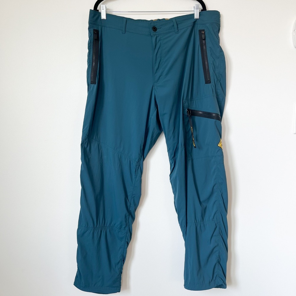 Outdoor Afro x REI Co-op Trail Hiking Pants Mens 42x32 Teal Blue